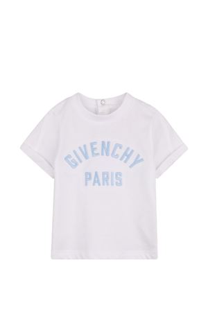 white cotton t-shirt GIVENCHY KIDS | H3123010P